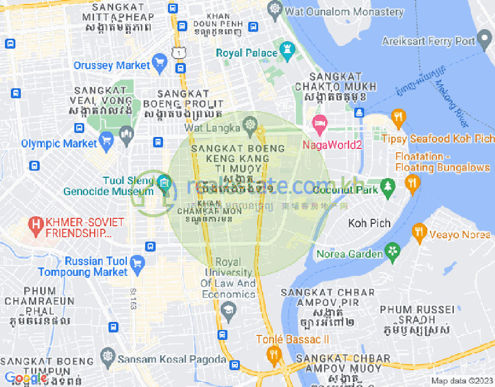 แผนที่ BKK 1, บึงเกงกอง, พนมเปญ