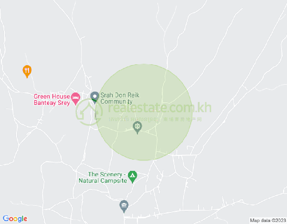 Mapa: Tbaeng, Banteay Srei, Siem Reap