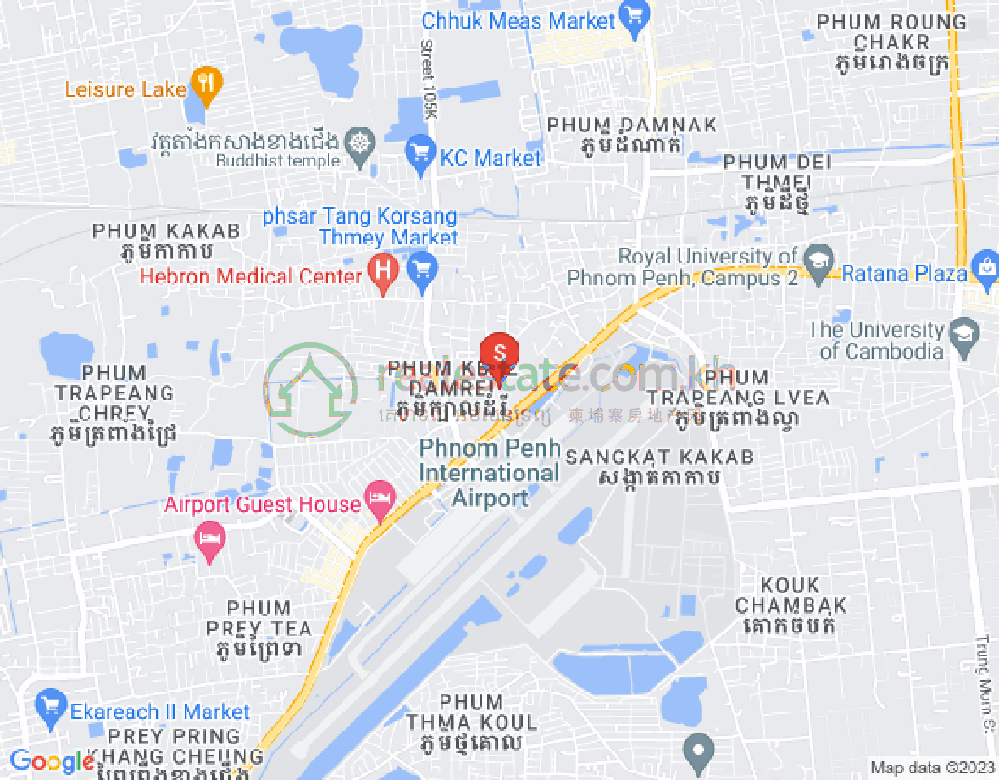 Map of Kamboul, Phnom Penh