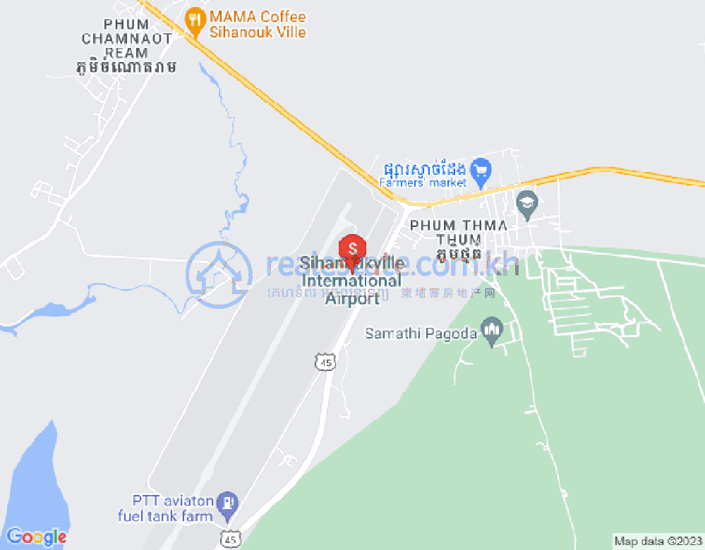 Map of Sihanoukville