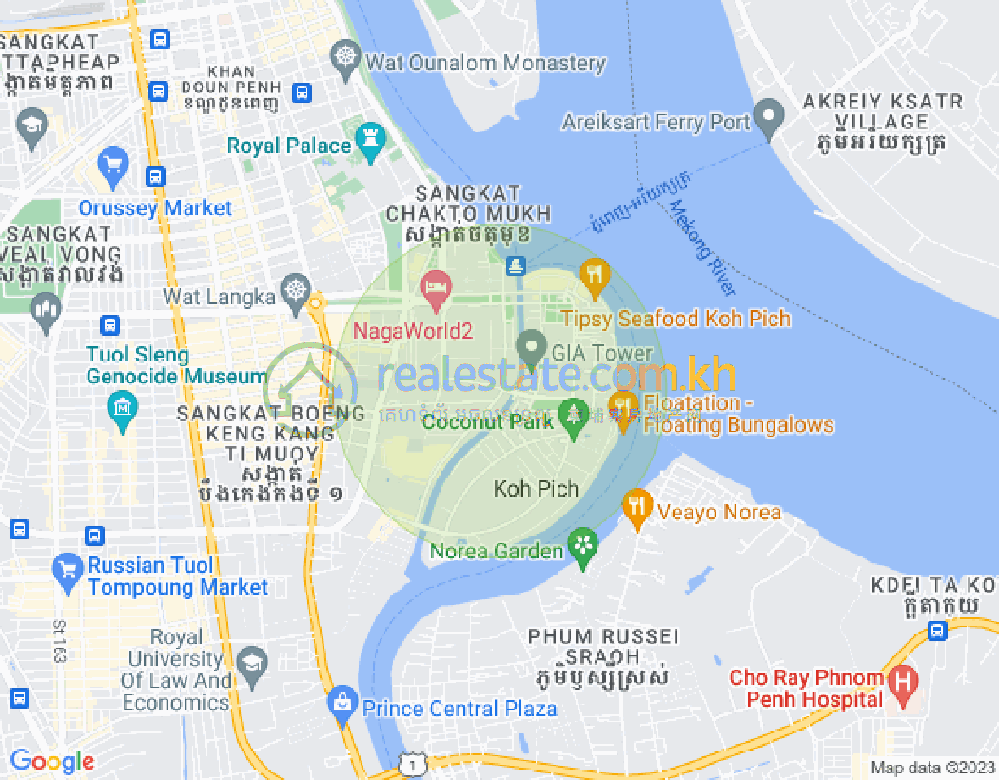 百色河分区, 占卡蒙, 金边地图