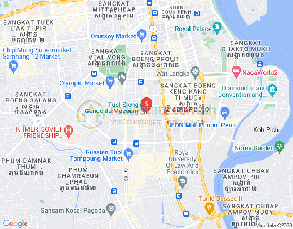 แผนที่ BKK 1, บึงเกงกอง, พนมเปญ