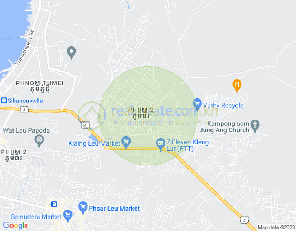 一号分区, 西哈努克城地图