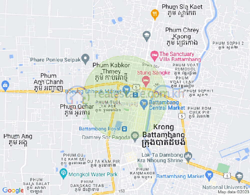 ផែនទី ស្វាយប៉ោរ, បាត់ដំបង