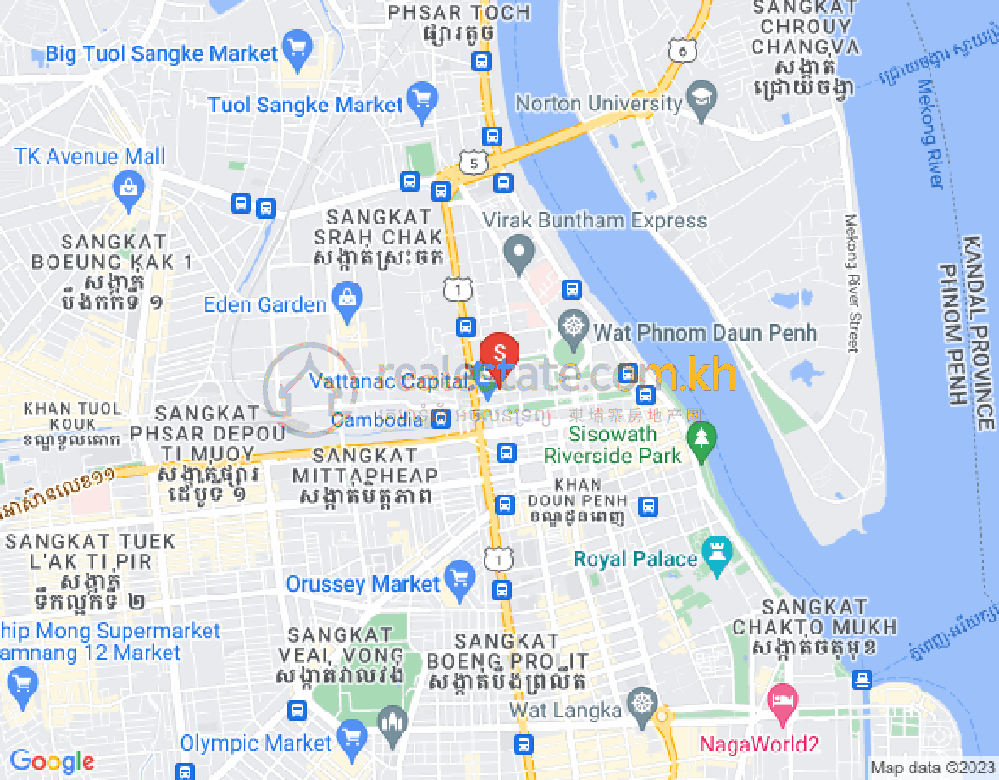 Mapa: Central Mansions Serviced Apartments