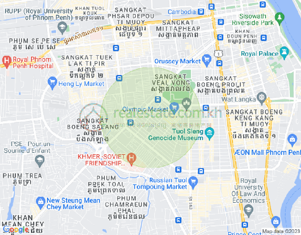 แผนที่ Toul svay prey 2, บึงเกงกอง, พนมเปญ