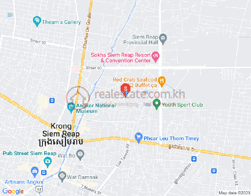 Mapa: Sla Kram, Siem Reap