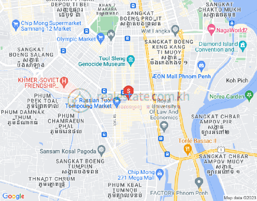 แผนที่ Embassy Residences - Phnom Penh's Landmark Condominium