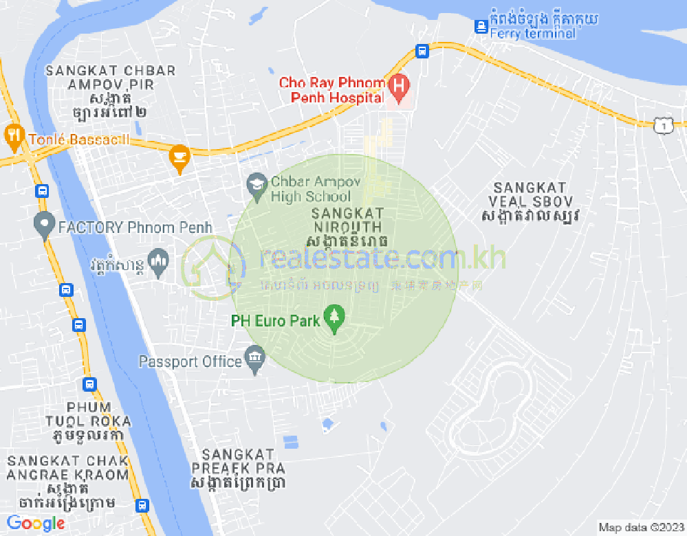 แผนที่ นิรุต, จบาร์อamเปา, พนมเปญ