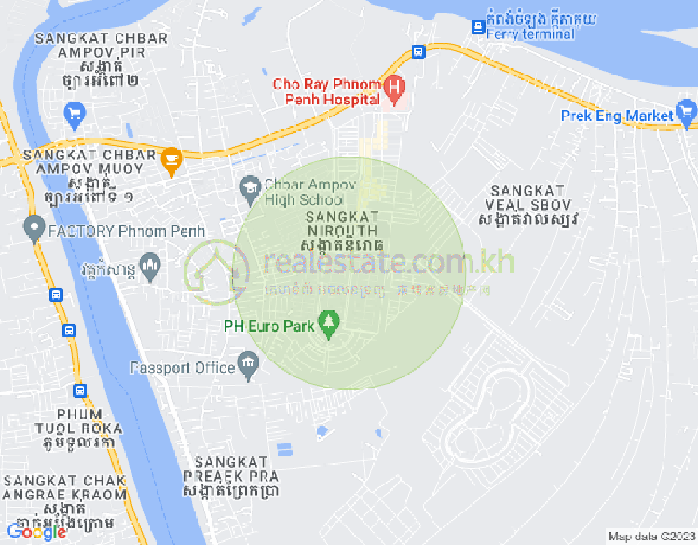 แผนที่ นิรุต, จบาร์อำเปา, พนมเปญ