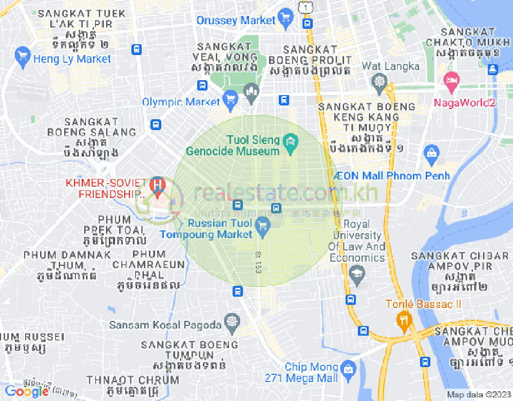 Mapa: Boeung Tumpun, Meanchey, Phnom Penh