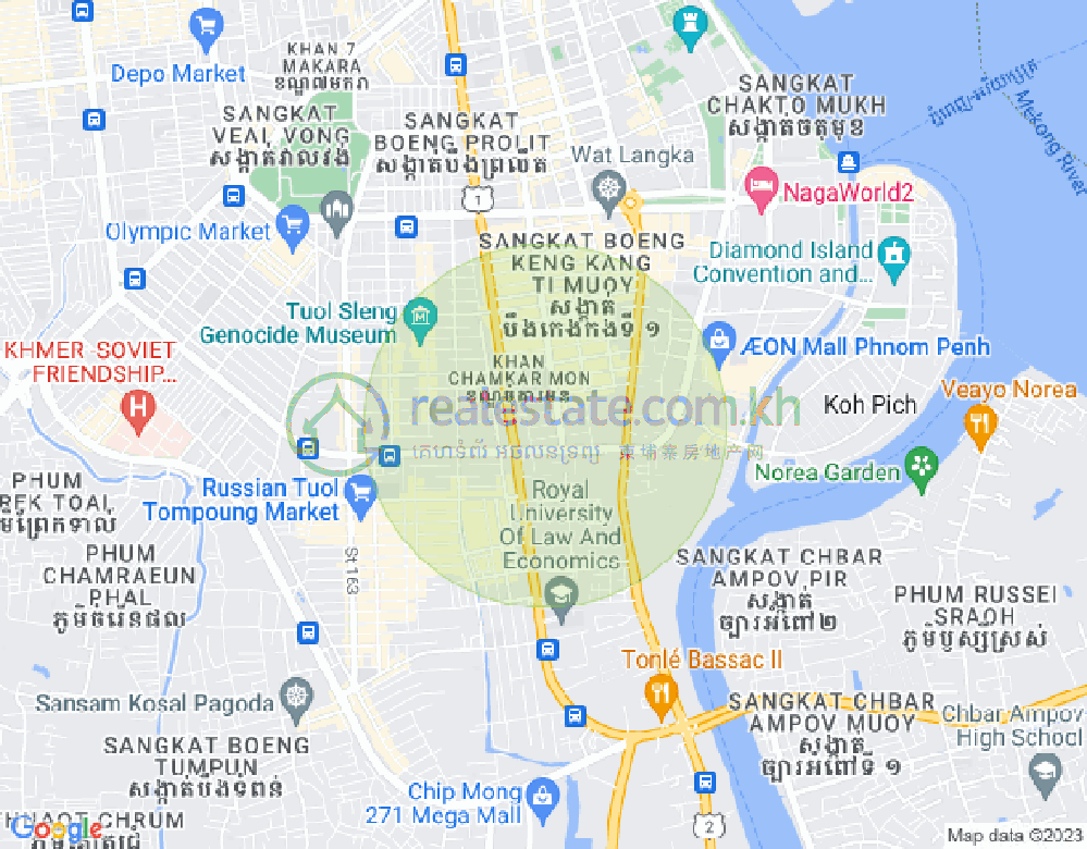 Map of J Tower 2 Condominium