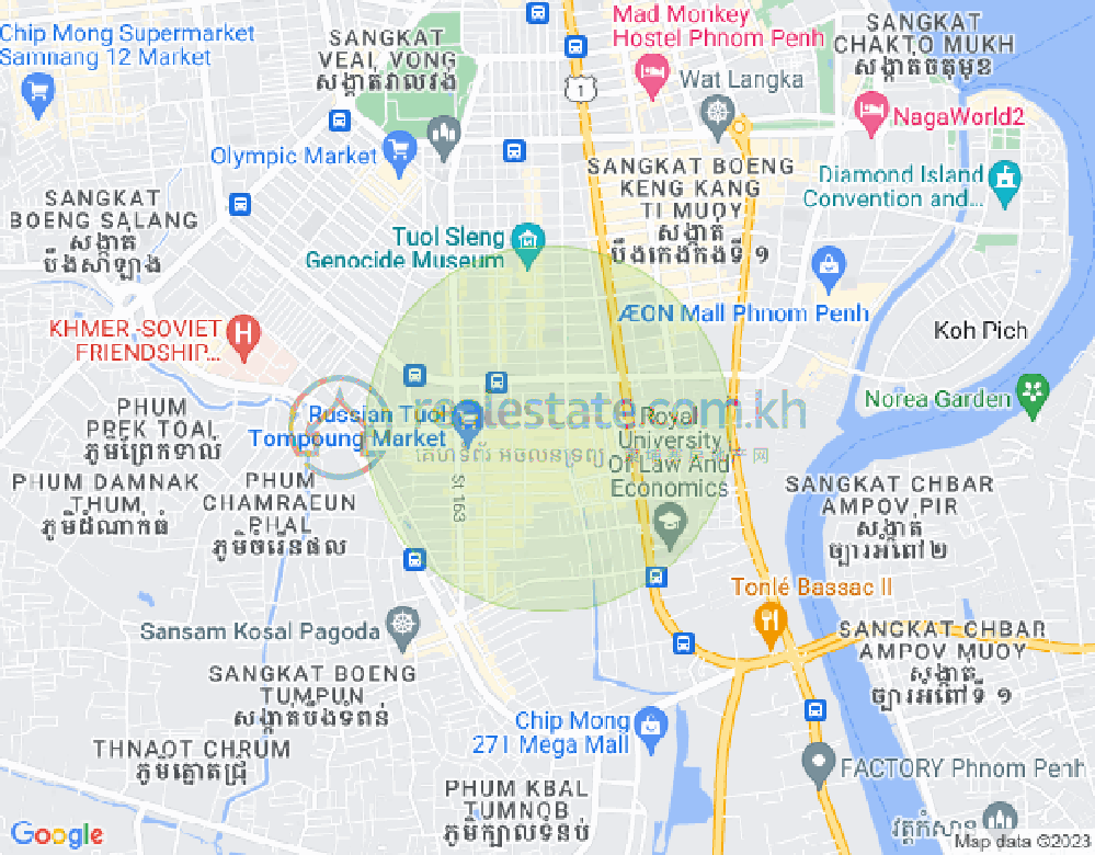 แผนที่ ตวลตุมปุง 1, จัมการมอน, พนมเปญ