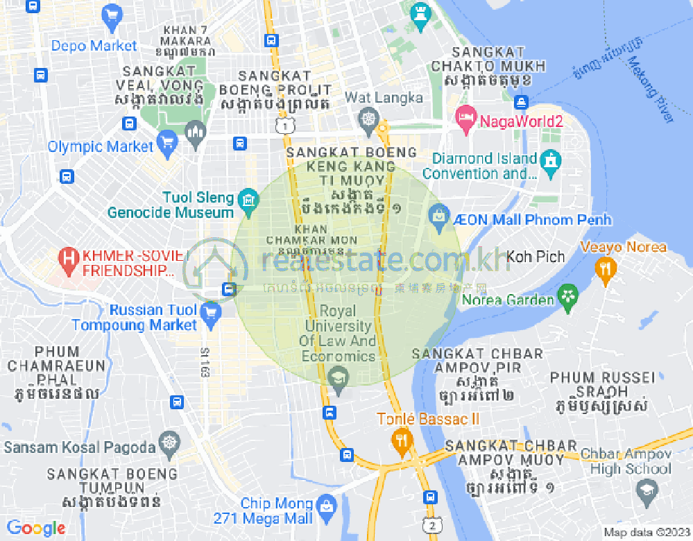 แผนที่ BKK 1, บึงเกงกอง, พนมเปญ