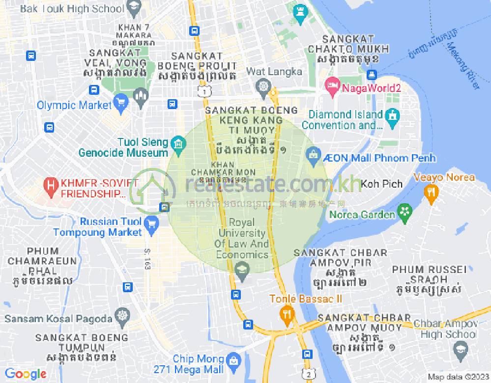 แผนที่ BKK 1, บึงเกงกอง, พนมเปญ