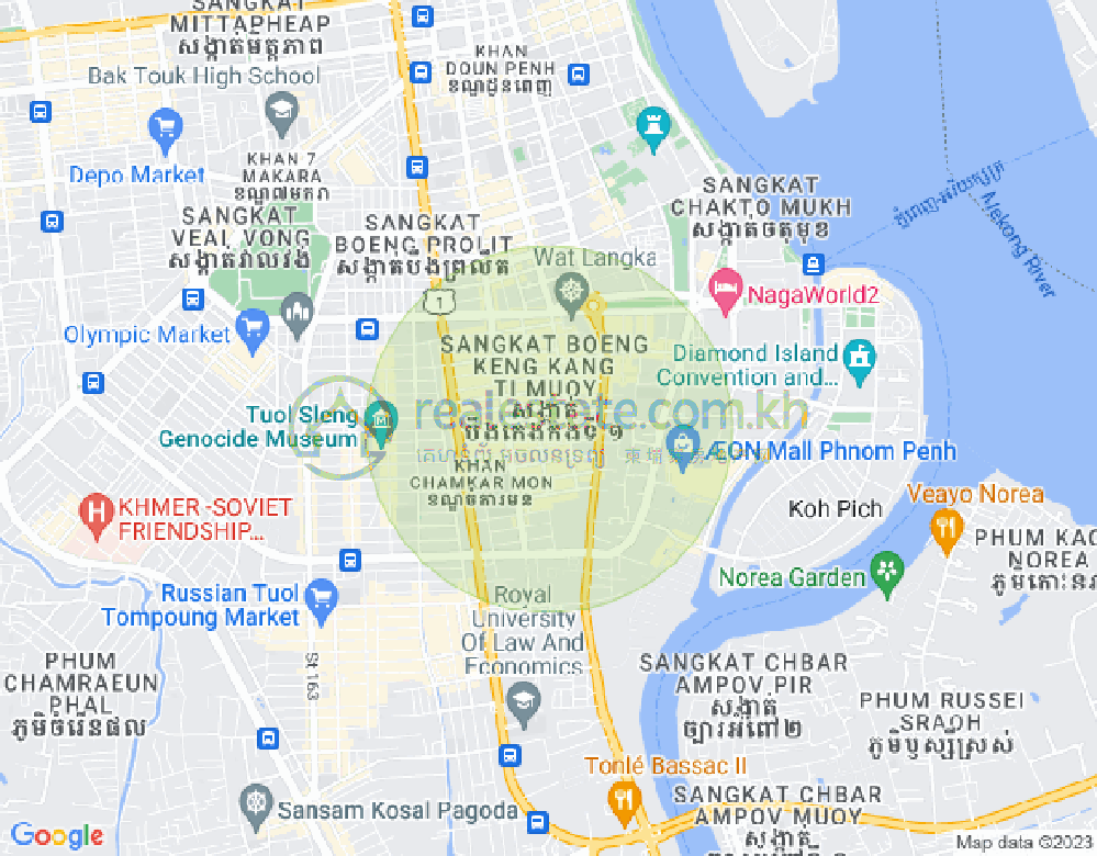 แผนที่ BKK 1, บึงเกงกอง, พนมเปญ