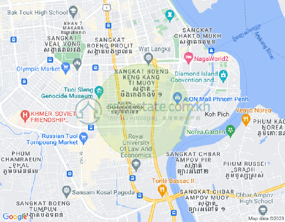 แผนที่ BKK 1, บึงเกงกอง, พนมเปญ