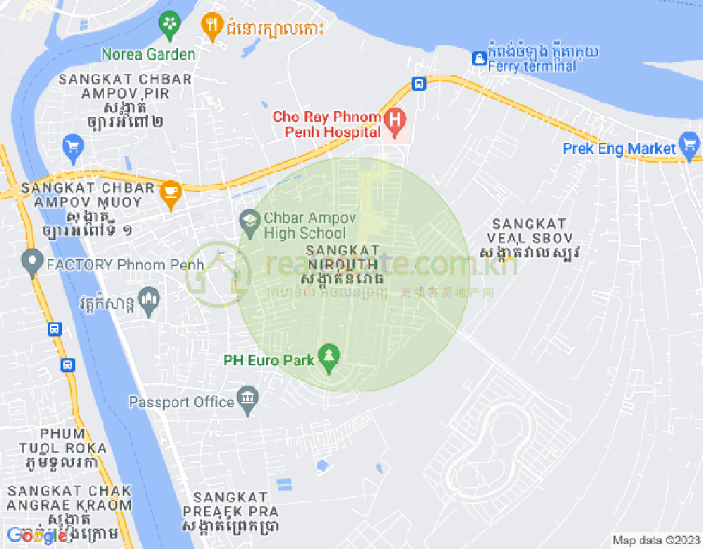 แผนที่ นิรุต, จบาร์อamเปา, พนมเปญ