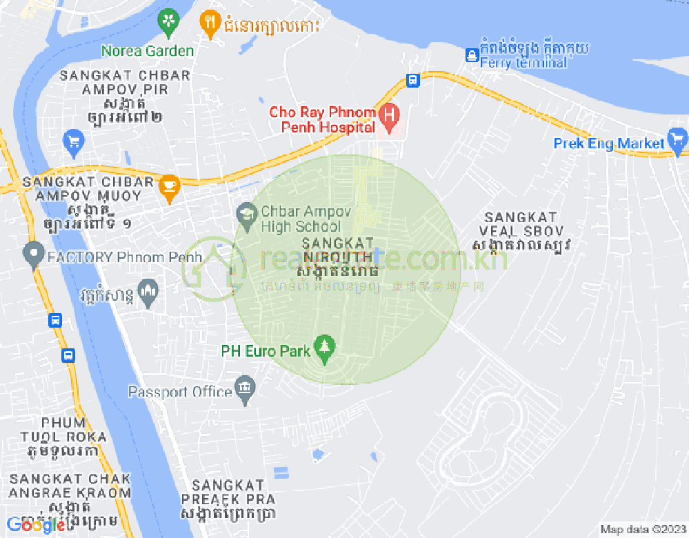 แผนที่ นิรุต, จบาร์อamเปา, พนมเปญ