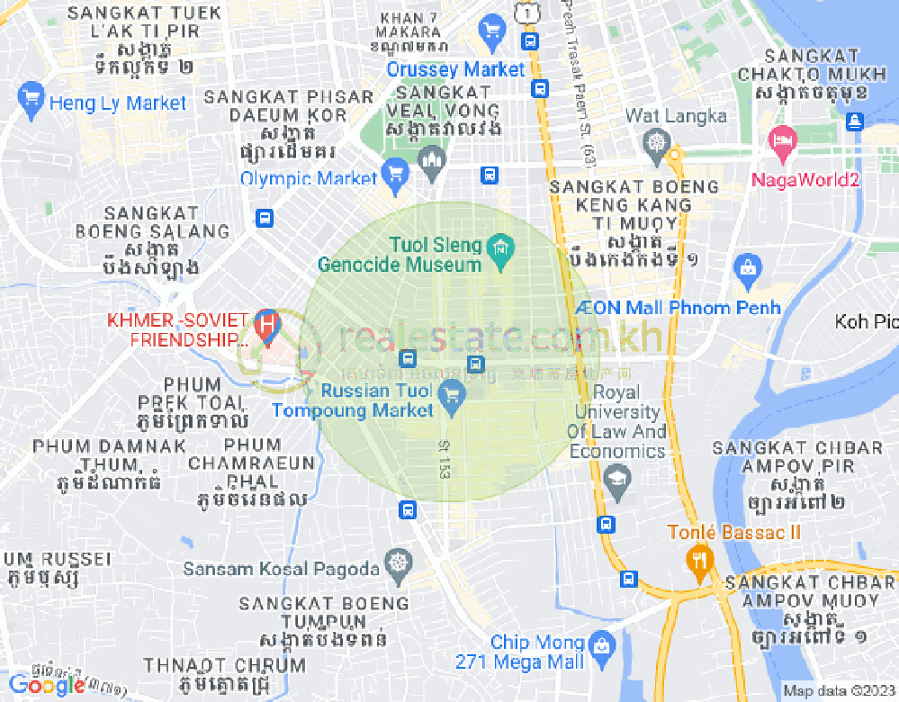 Mapa: Boeung Tumpun, Meanchey, Phnom Penh
