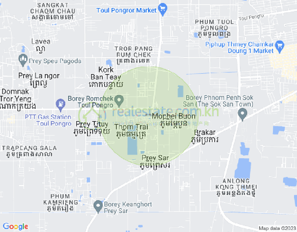 แผนที่ ดังกอ, พนมเปญ