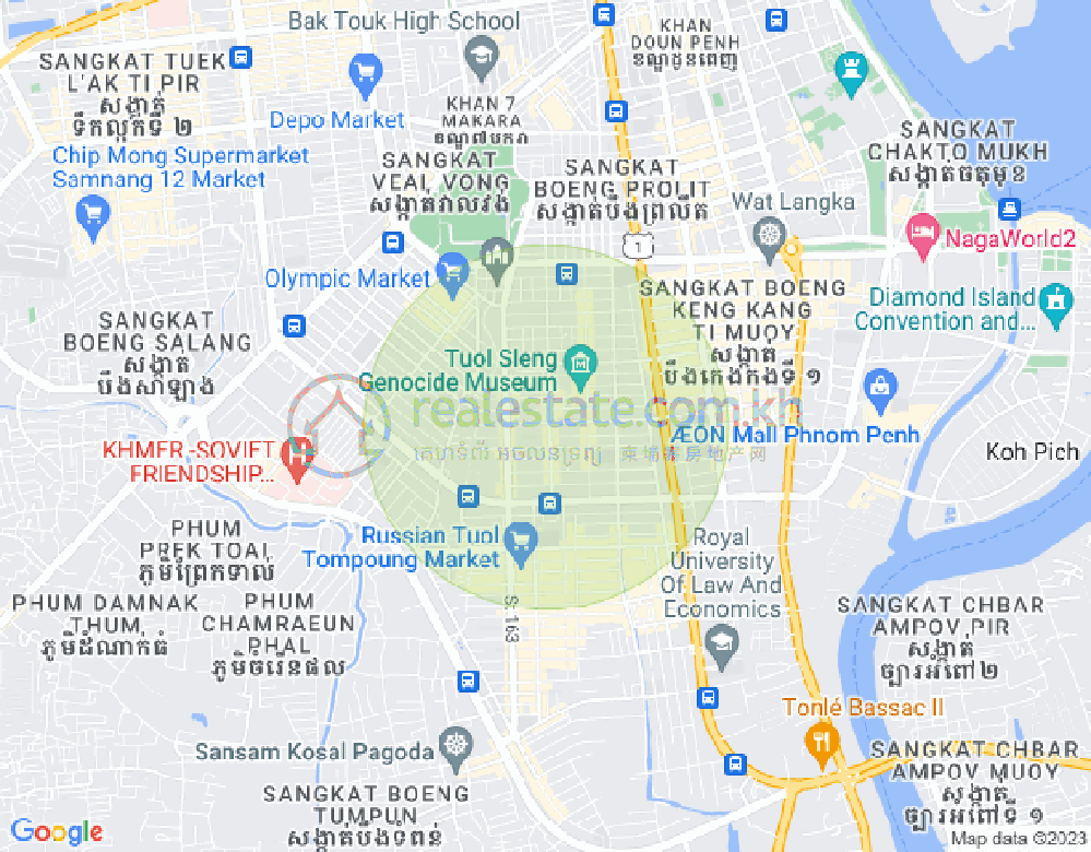 แผนที่ BKK 1, บึงเกงกอง, พนมเปญ