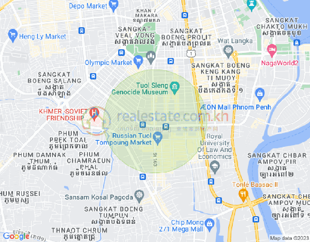 Mapa: Mittapheap, 7 Makara, Phnom Penh