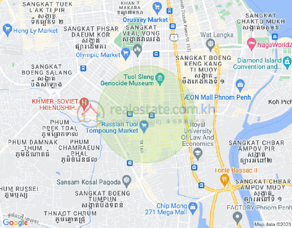 Map of Boeung Tumpun, Meanchey, Phnom Penh