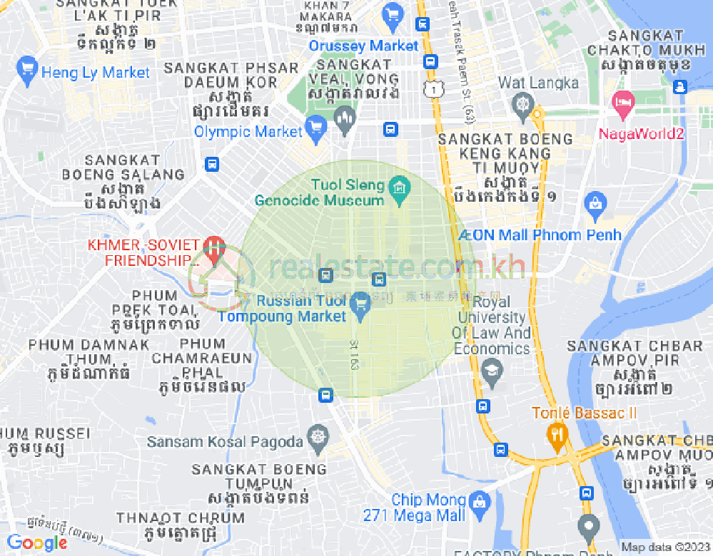 Map of Boeung Tumpun, Meanchey, Phnom Penh