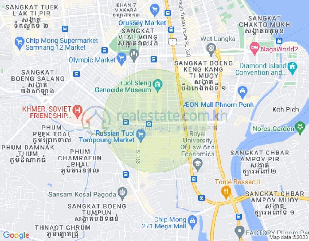 Mapa: R&F CITY
