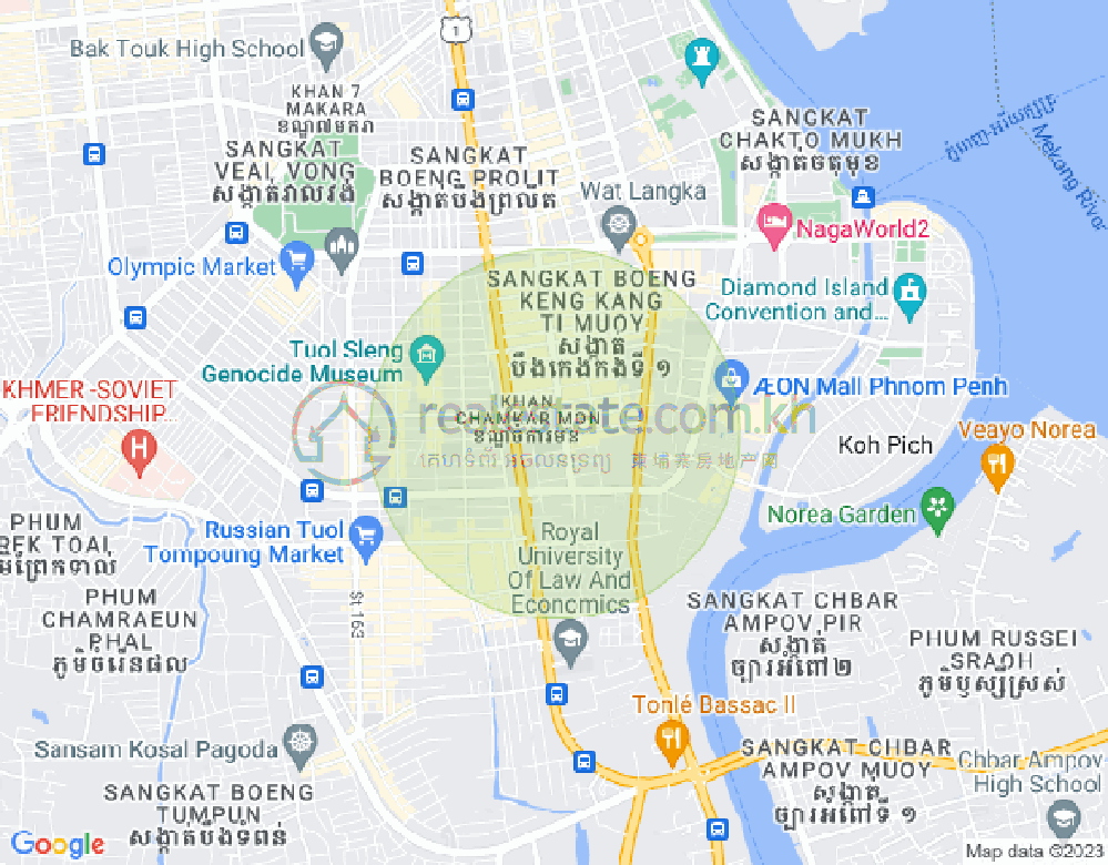 แผนที่ BKK 1, บึงเกงกอง, พนมเปญ