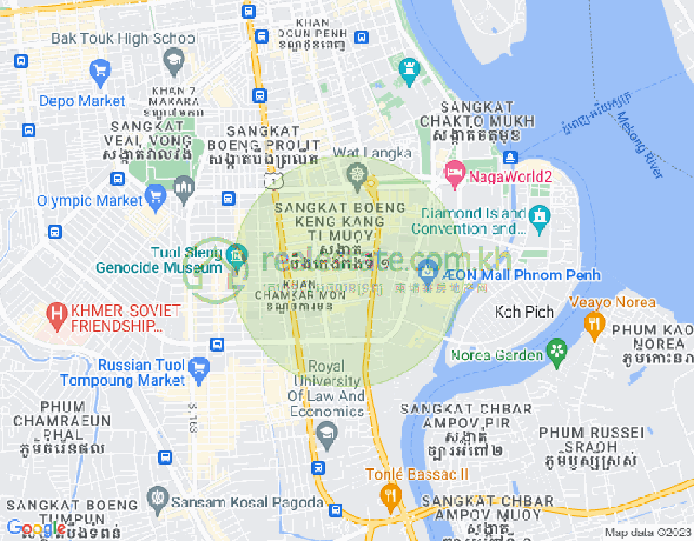 แผนที่ BKK 1, บึงเกงกอง, พนมเปญ