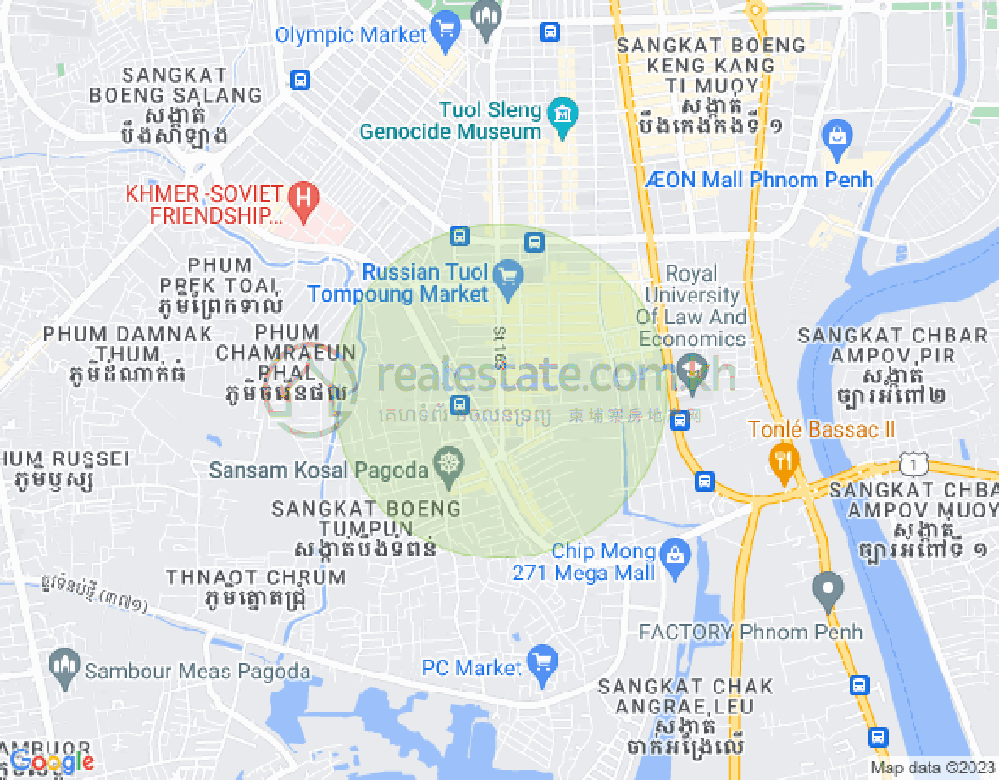 ផែនទី ទួលទំពូង២, ចំការមន, ភ្នំពេញ