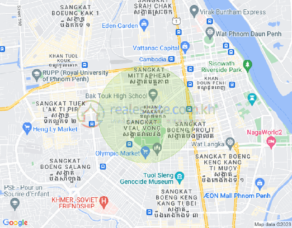 แผนที่ เวียลวง, เจ็ดมกรา, พนมเปญ