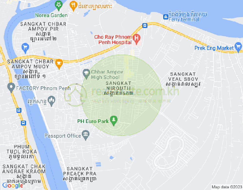 แผนที่ นิรุต, จบาร์อamเปา, พนมเปญ
