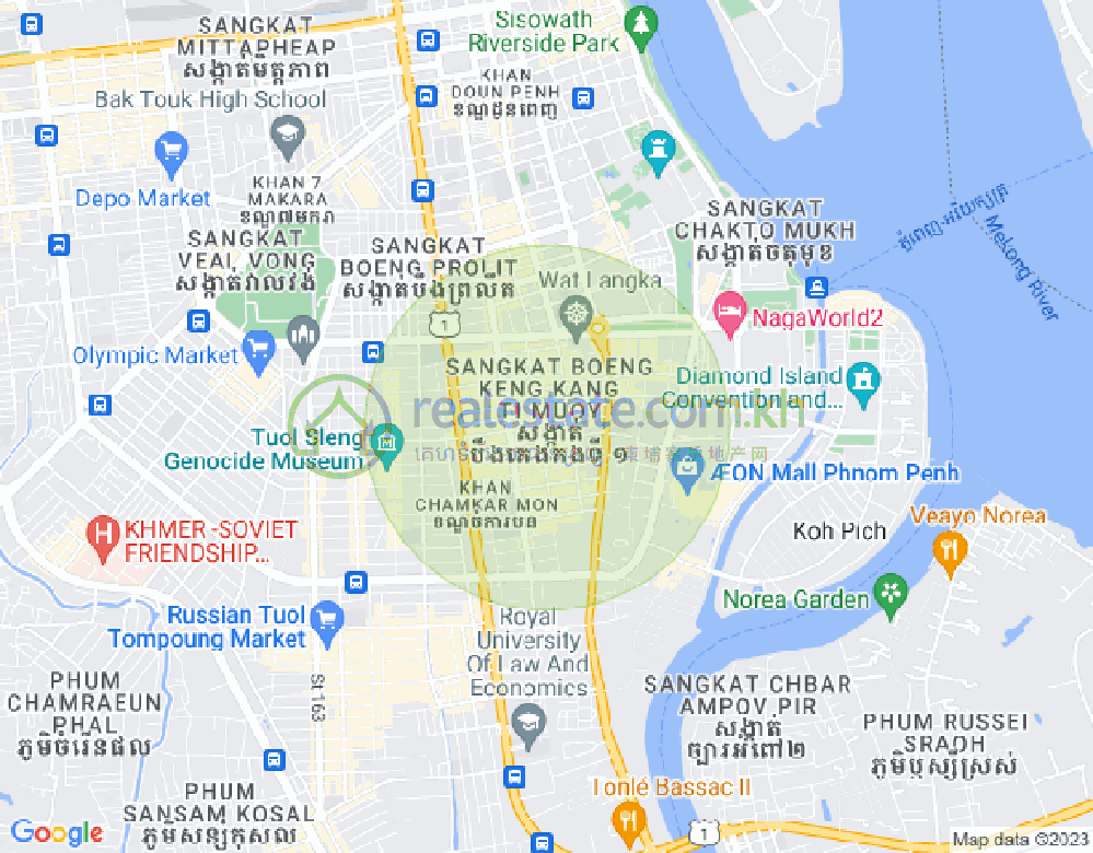 Карта БКК 1, Бынг Кенг Канг, Пномпень