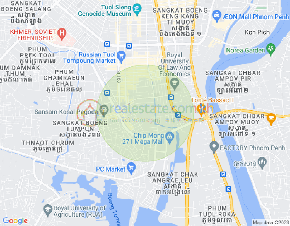 แผนที่ BKK 1, บึงเกงกอง, พนมเปญ