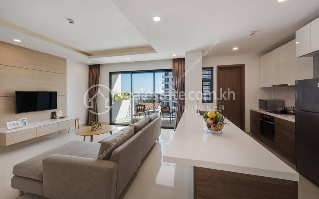 Tonle Bassac Apartment For Rent in Tonle Bassac