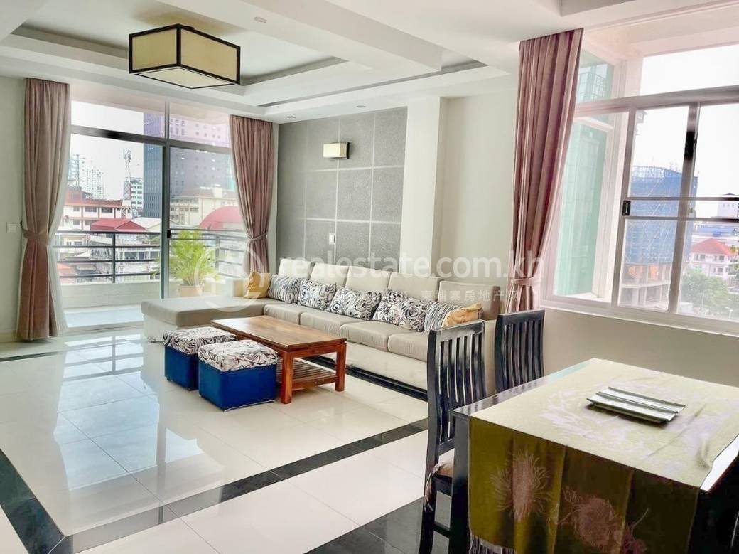 Apartmán K pronájmu in Boeng Keng Kang $1,100