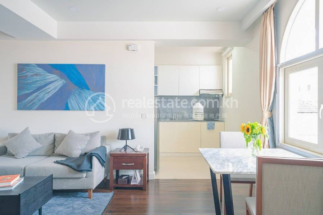 Central Mansions Serviced Apartments | Apartmán se službami K pronájmu in Daun Penh $1,600