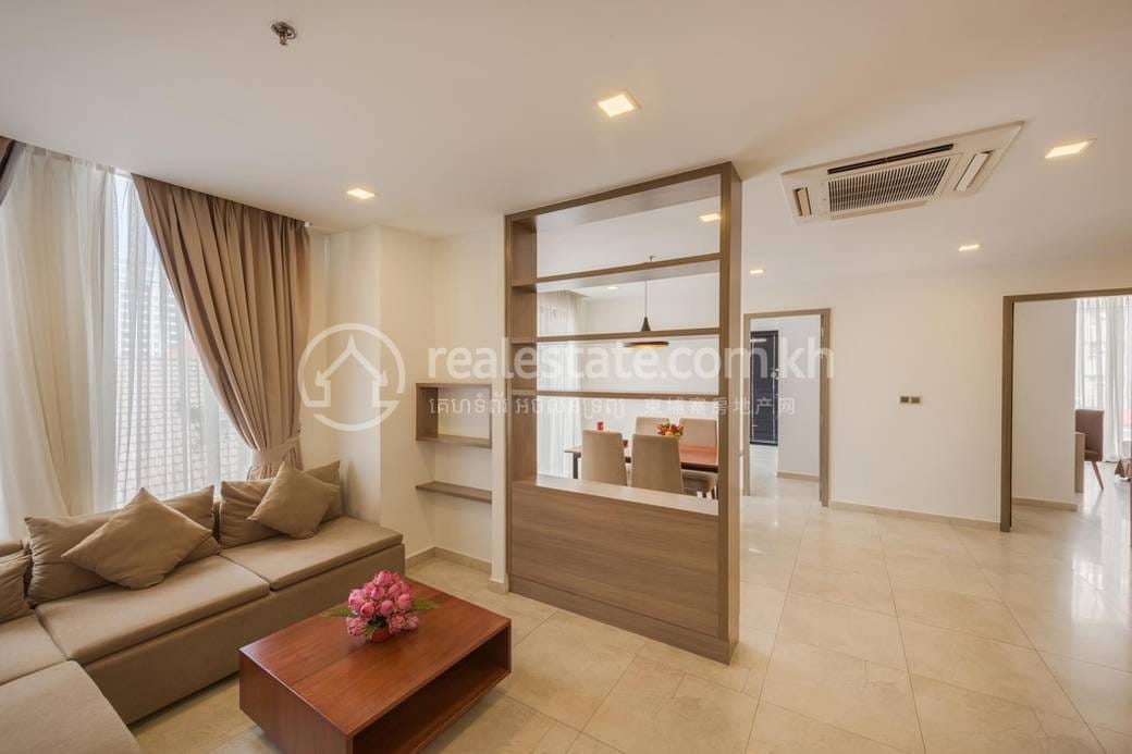 เซอร์วิสอพาร์ทเม้นท์ สำหรับเช่า ใน Boeng Keng Kang $2,200