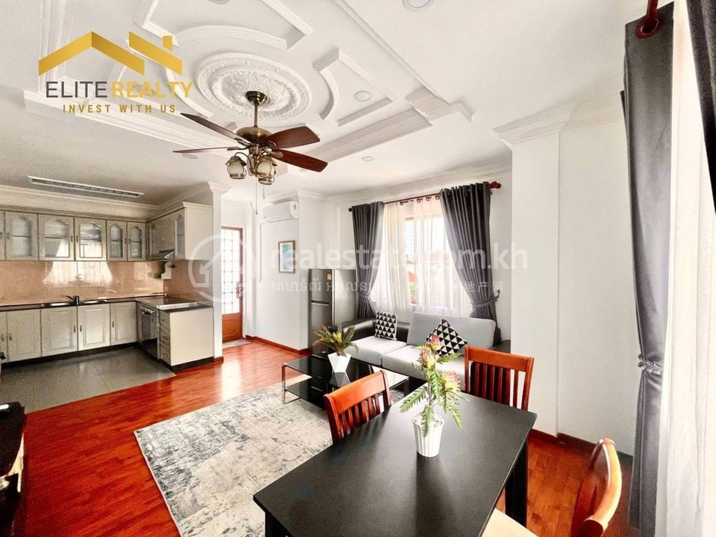 60 sqm Living Size Apartment For Rent in Boeng Keng Kang