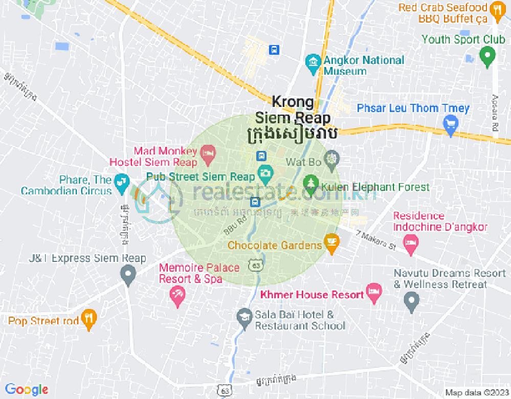Map of La Da Kiri Boutique Apartment