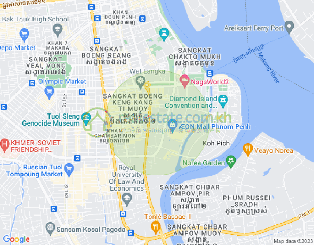 Carte de Boeung Tumpun, Meanchey, Phnom Penh