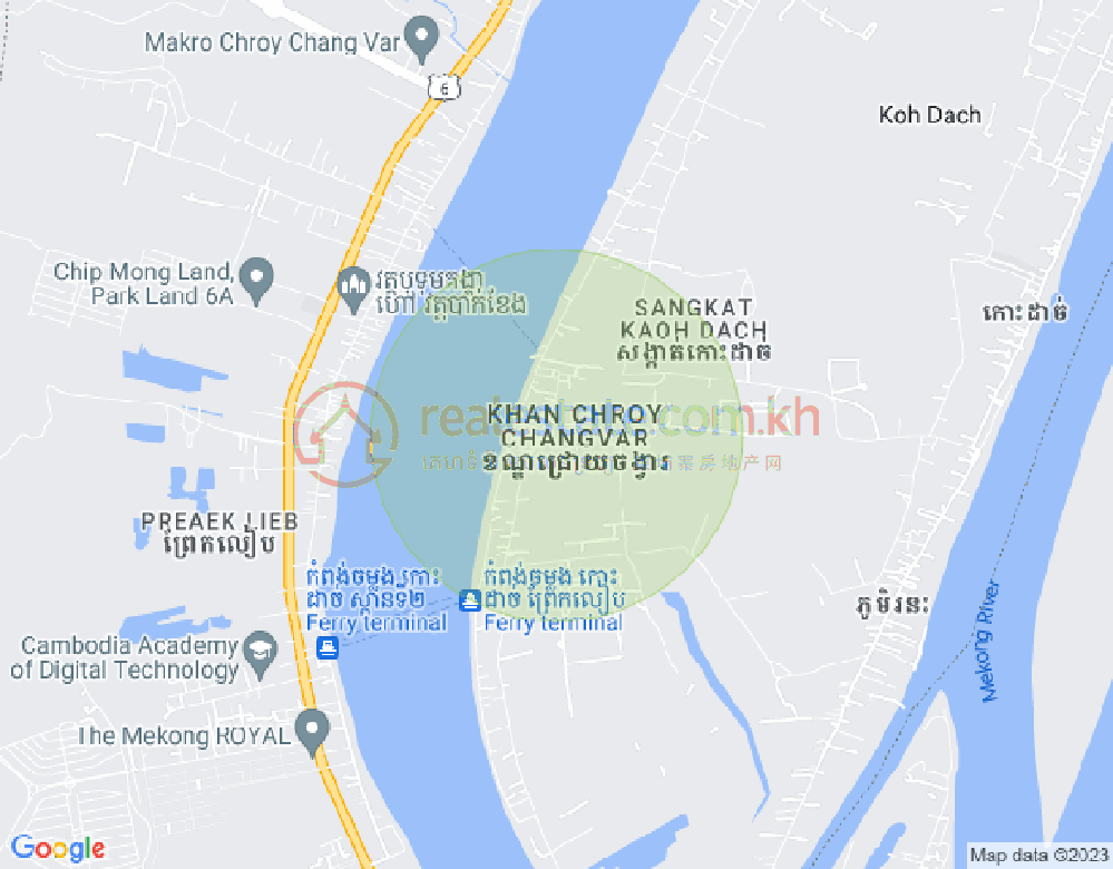 แผนที่ จเรยจังวา, พนมเปญ