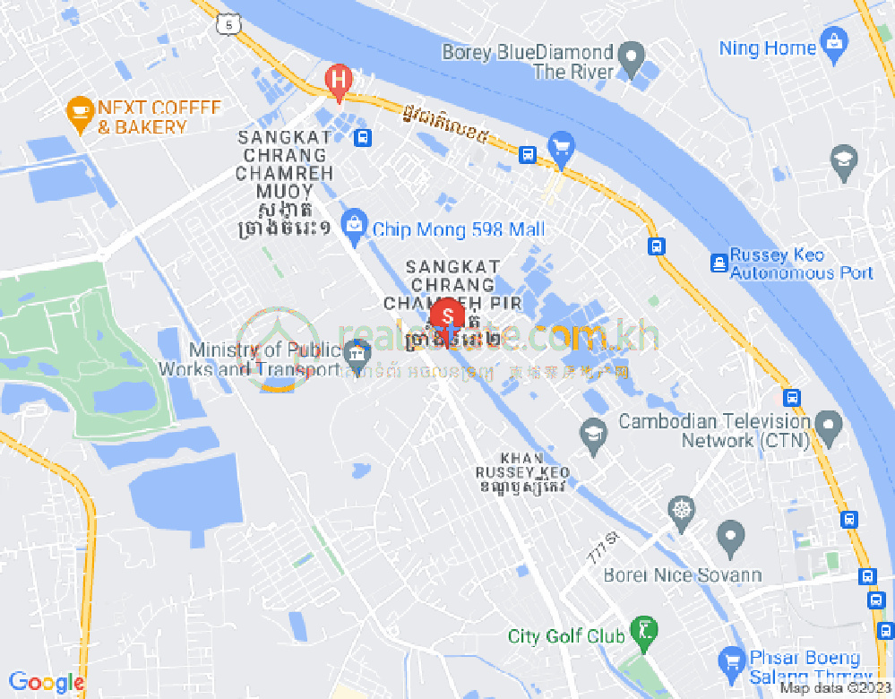 Mapa: Phnom Penh Thmey, Sen Sok, Phnom Penh