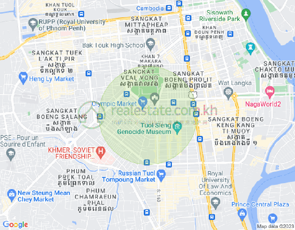 奥林匹克, 波哥堪, 金边地图