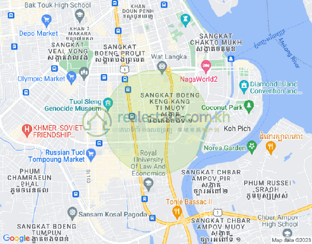 Карта БКК 1, Бынг Кенг Канг, Пномпень