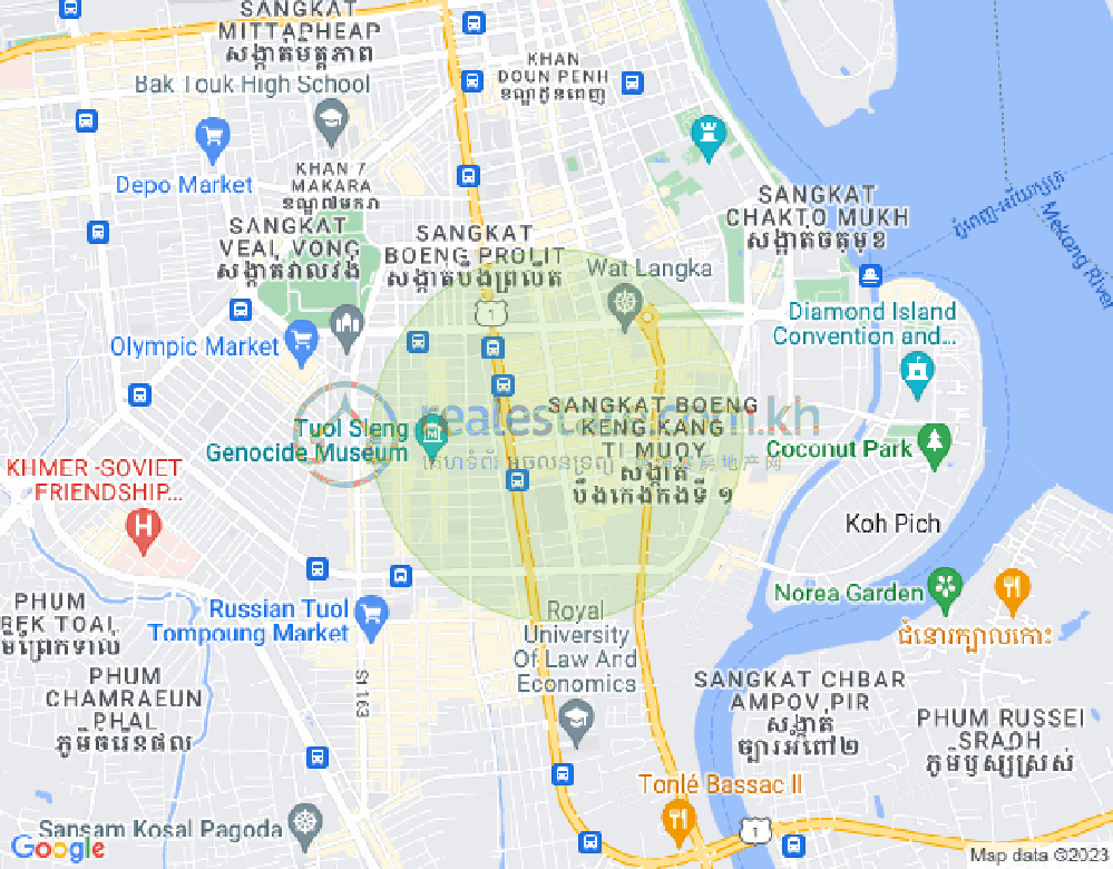 แผนที่ BKK 1, บึงเกงกอง, พนมเปญ