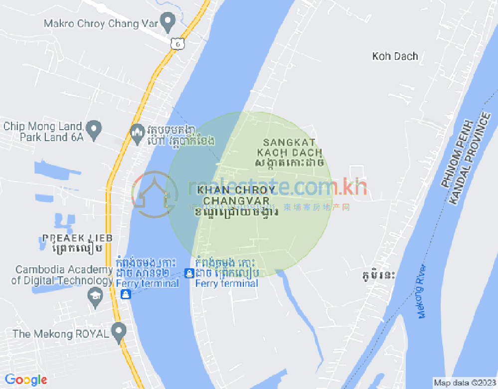 แผนที่ จเรยจังวา, พนมเปญ